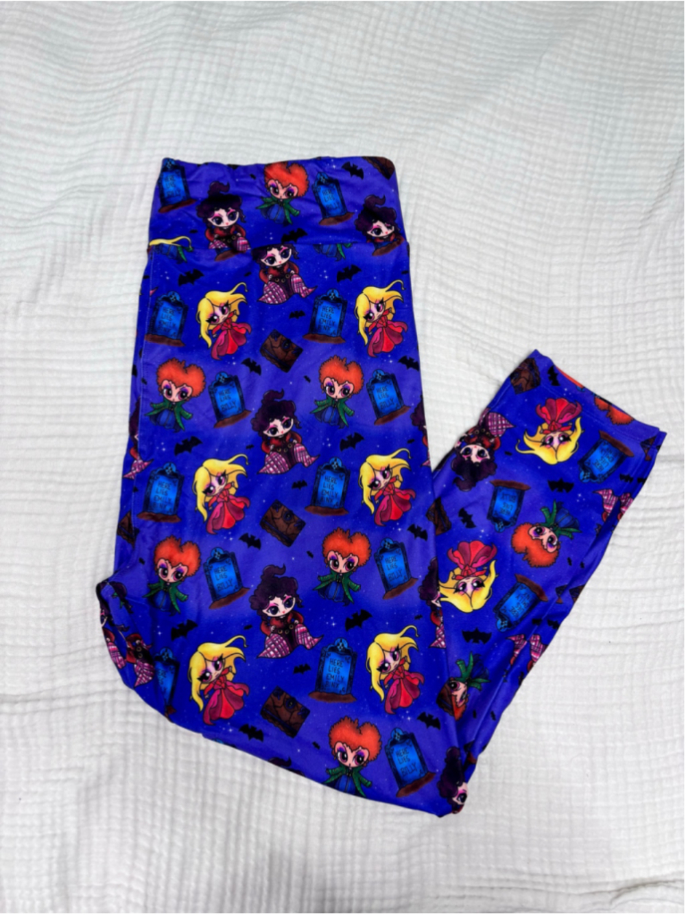 Women's Charlie's Project Hocus Pocus Leggings Plus 22-26 Blue Multi